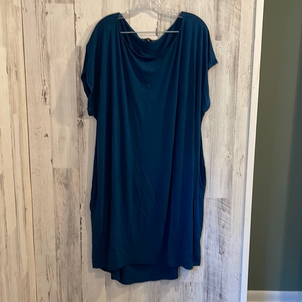 Universal Standard blue Helen Liquid Jersey Dress size 18/20